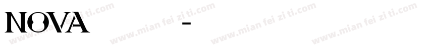 nova 少儿转换器字体转换